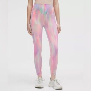 Wunder Train High-Rise Tight 25" Psychedelic Wash Multi Size 10